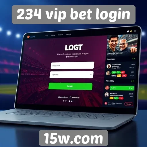 Análise da interface do site 234 vip bet login